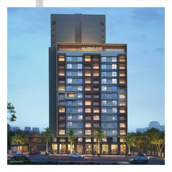 AA Privilege(2 BHK - 733 sqft)